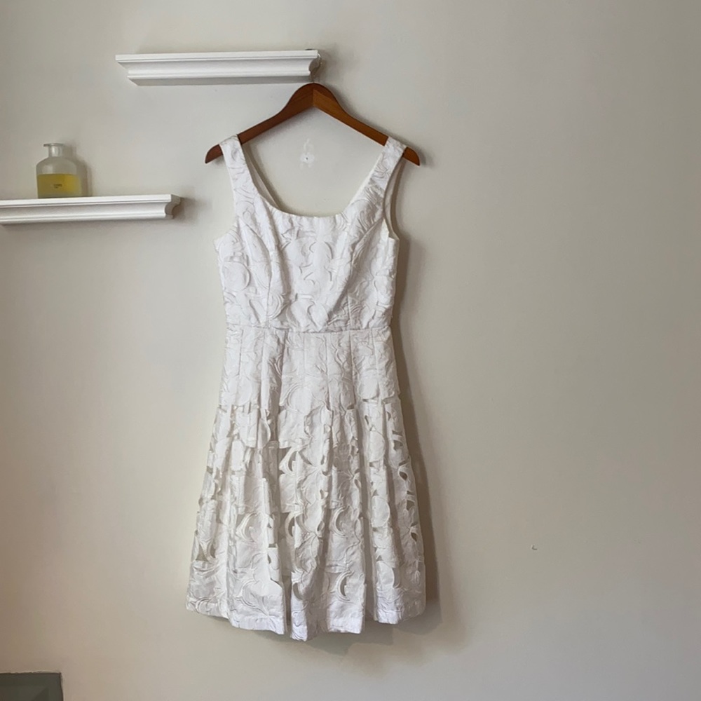 Vintage Betsey Johnson White Cocktail Dress